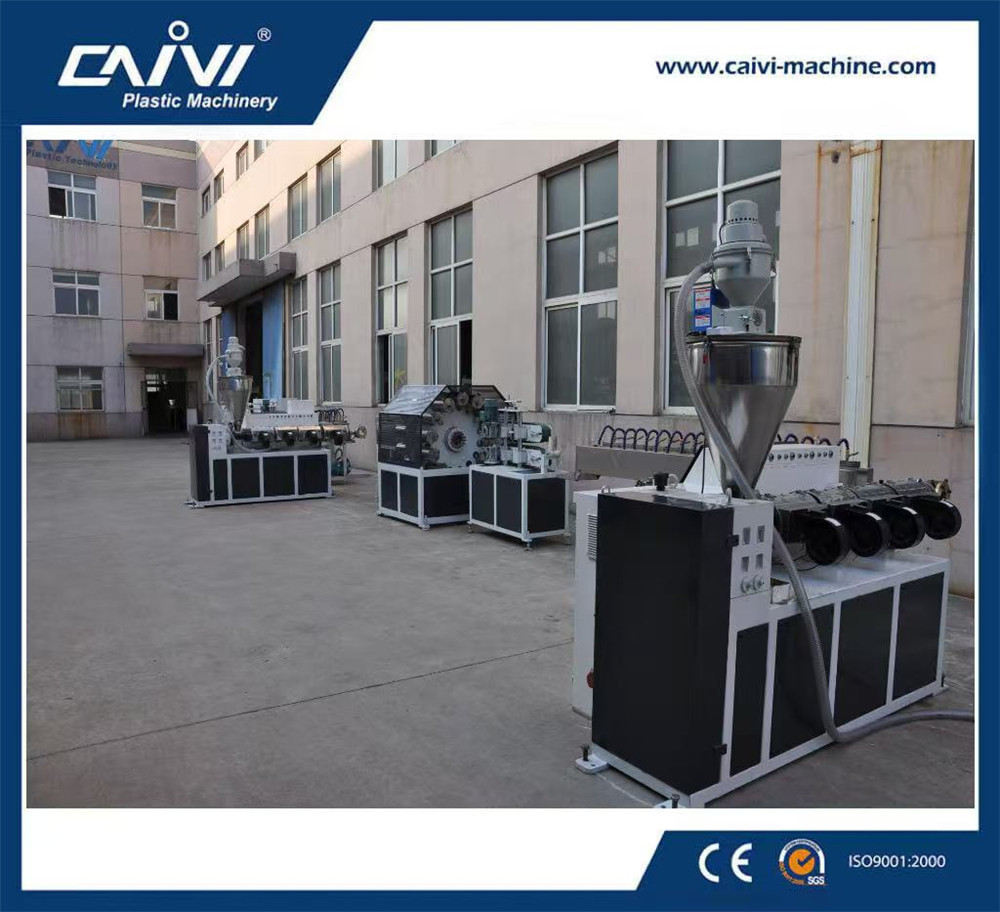 PVC纖維增強(qiáng)軟管生產(chǎn)線